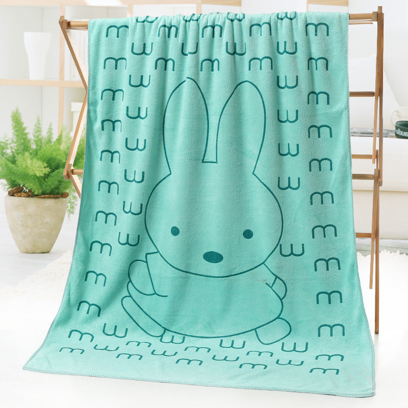 Bath towel beach towel cartoon print - Shopteufel