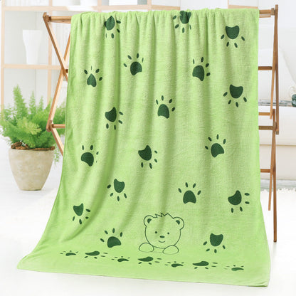 Bath towel beach towel cartoon print - Shopteufel
