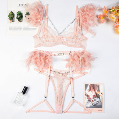 Sexy Dessous Damen Unterwäsche BH mit Spitze - Shopteufel