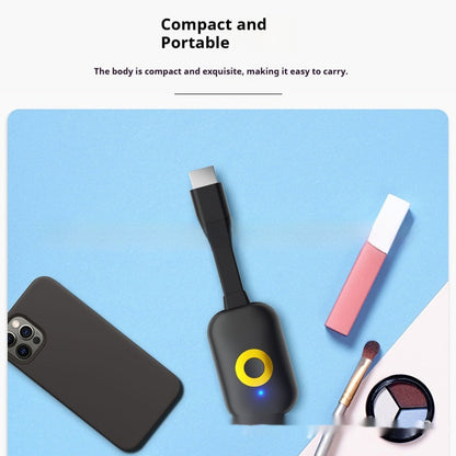 4K-Wireless-Projektor, kompatibel mit Mobiltelefonen und Tablets