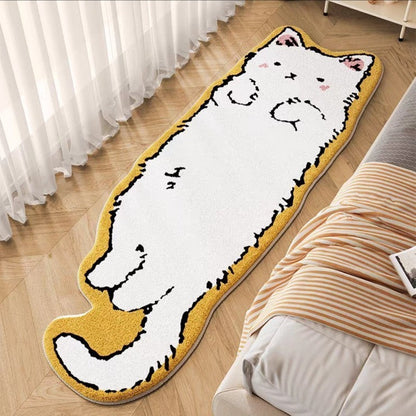 Cute Cat Bedroom Bedside Living Room Sofa Shaped Plush Blanket - Shopteufel