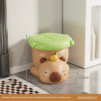 Niedlicher, Kappabala-Schuhwechselhocker zur Entspannung – praktische Heimdekoration - Shopteufel