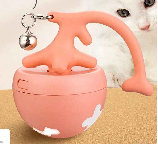 Smart Interactive Cat Toy Ball USB Rechargeable Moving Rolling Ball USB Rechargeable Ball Smart Moving Pets Toy Self-Play Pet Products - Shopteufel