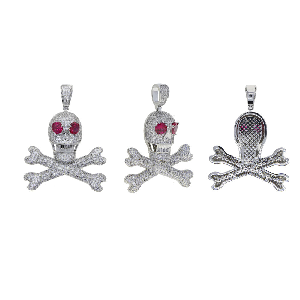 Totenkopf-Anhänger Hip-Hop Herrenkette - Shopteufel