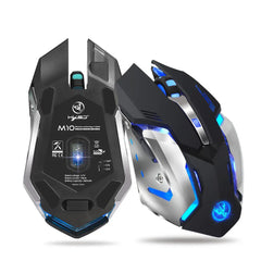 HXSJ neue kabellose Maus 2.4GPI Gaming-Maus mit Leuchtfunktion