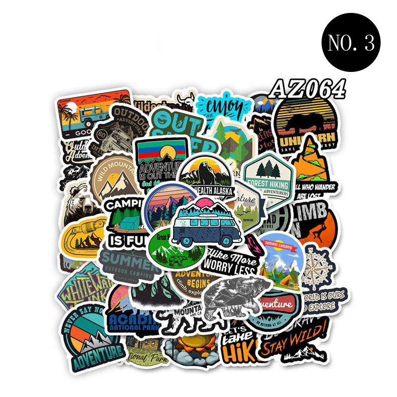 Bunte Anime-Cartoon-Aufkleber