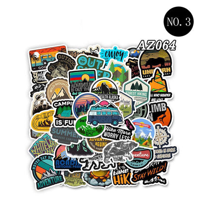 Bunte Anime-Cartoon-Aufkleber