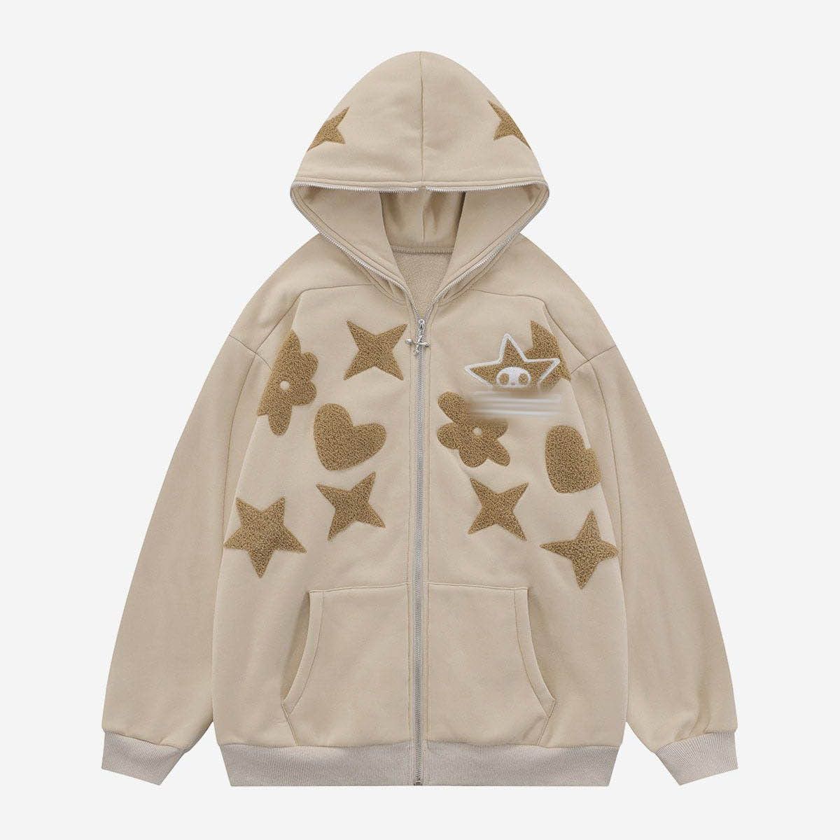 Hoodie Jacke mit Kapuze - Shopteufel