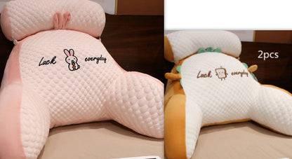 Sofakissen, flauschiges Mittagskissen, dreieckiges Lesekissen - Shopteufel