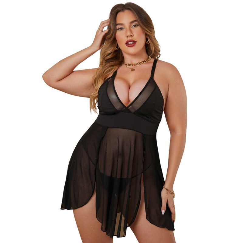 Sexy Pyjama mit Spitze - Shopteufel