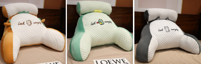 Sofakissen, flauschiges Mittagskissen, dreieckiges Lesekissen - Shopteufel