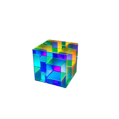 Acryl-Würfel-LED-Farbtischlampe