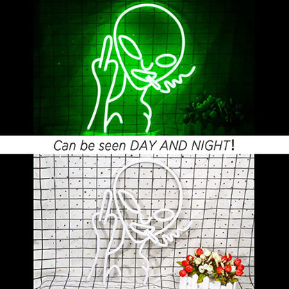 Alien-LED-Acryl-Neonlampe