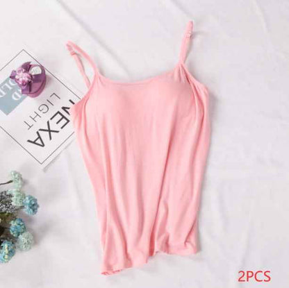 Damen Top mit schmalen träger - Shopteufel