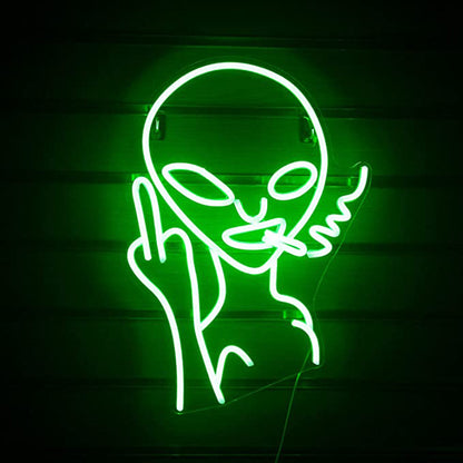 Alien-LED-Acryl-Neonlampe