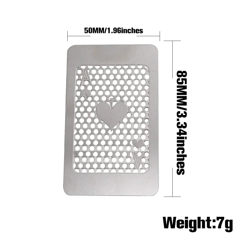 Karten Grinder aus Edelstahl - Shopteufel