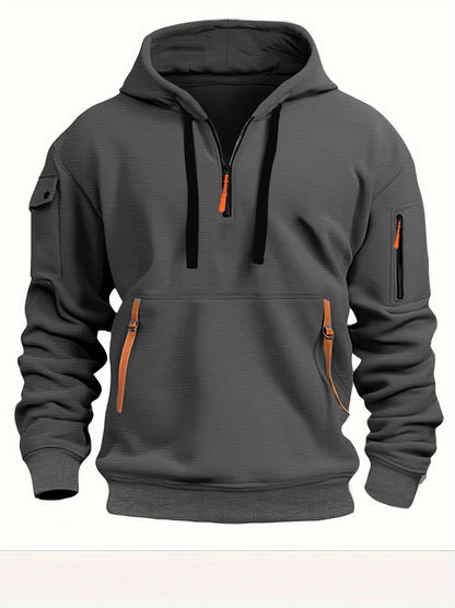 Kapuzenpullover, lockerer Pullover, modisches Sweatshirt - Shopteufel