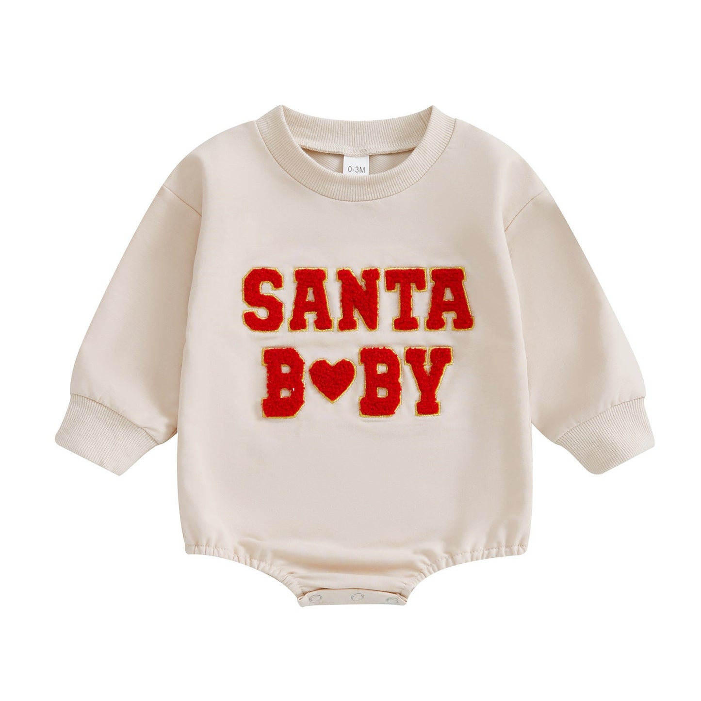 Weihnachtskleidung für Mädchen und Jungen, lässiger Sweatshirt-Strampler - Shopteufel