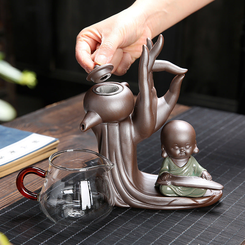 Ebony Ceremony Utensils Purple Sand Tea Set - Shopteufel