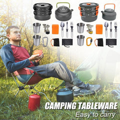 Camping-Kochgeschirr-Set, Outdoor-Kochset