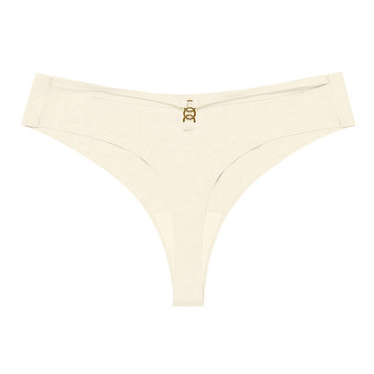 Nahtloses Höschen-Set für Damen, sexy, tiefsitzender G-String-Tanga aus Eisseide - Shopteufel