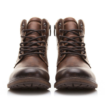 Winterschuhe für Herren, warme Schuhe, Martin-Stiefel, Schneestiefel - Shopteufel