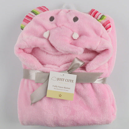 Babyfleece-Badetuch, Kapuzenhandtuch, Bademantel - Shopteufel