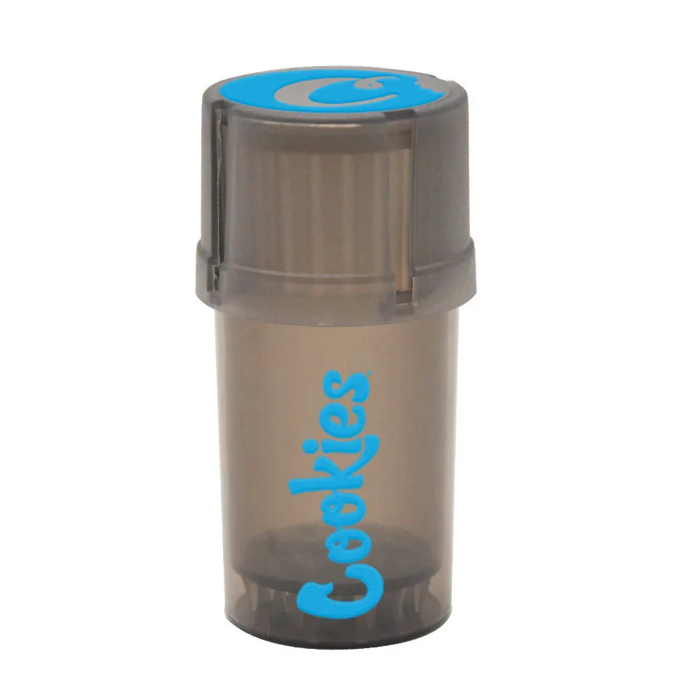 Dreilagiger Kunststoff-Grinder mit Aufbewahrungsbox und integriertem Rauchmühlenaufsatz - Shopteufel