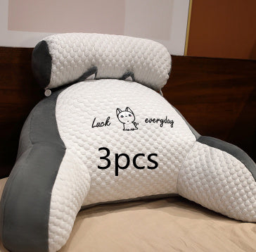 Sofakissen, flauschiges Mittagskissen, dreieckiges Lesekissen - Shopteufel