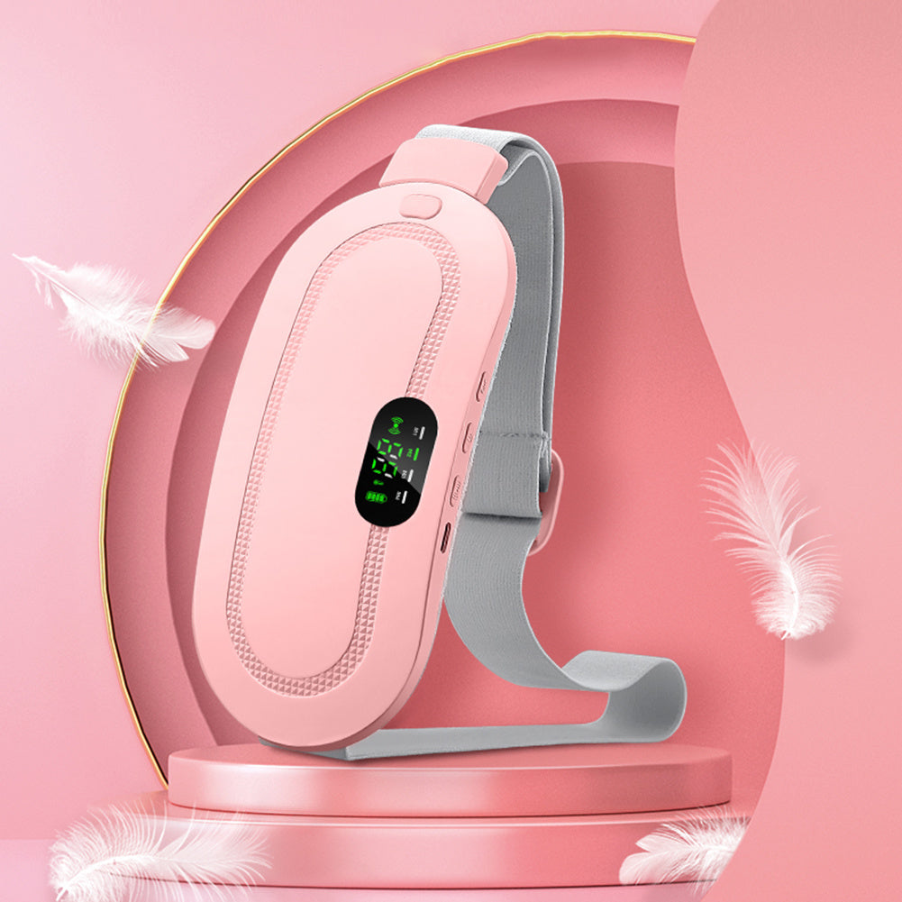 Menstruations-Heizkissen, intelligenter Wärmegürtel zur Linderung von Rückenschmerzen und Krämpfen, vibrierendes Bauchmassagegerät, elektrisches Taillengürtelgerät - Shopteufel