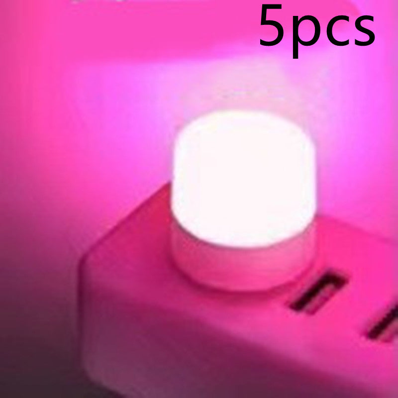 USB-Steckdose Lampe Computer Power Power USB kleine Buchlampe LED Augenschutz Leselicht kleine runde Lampe Nacht - Shopteufel