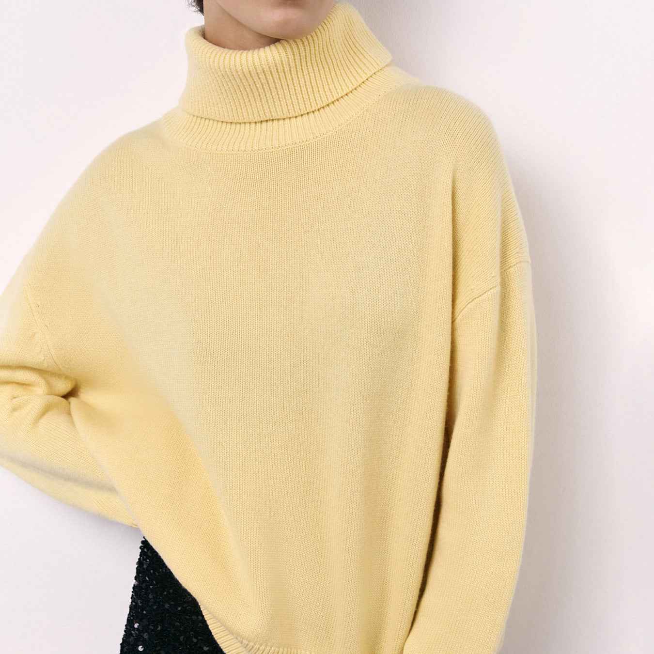 Winter Turtleneck Sweater Fashion Personality Long Sleeve Knitted Top Women's Clothing - Shopteufel