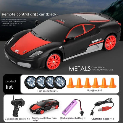 Remote Control Car Four-wheel Drive Drift Racing Car With Light Spray Boy Toy Remote Control Toy Car - Shopteufel