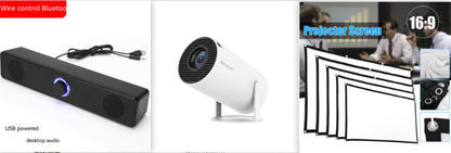 Tragbarer 4K-Projektor für den Heimgebrauch