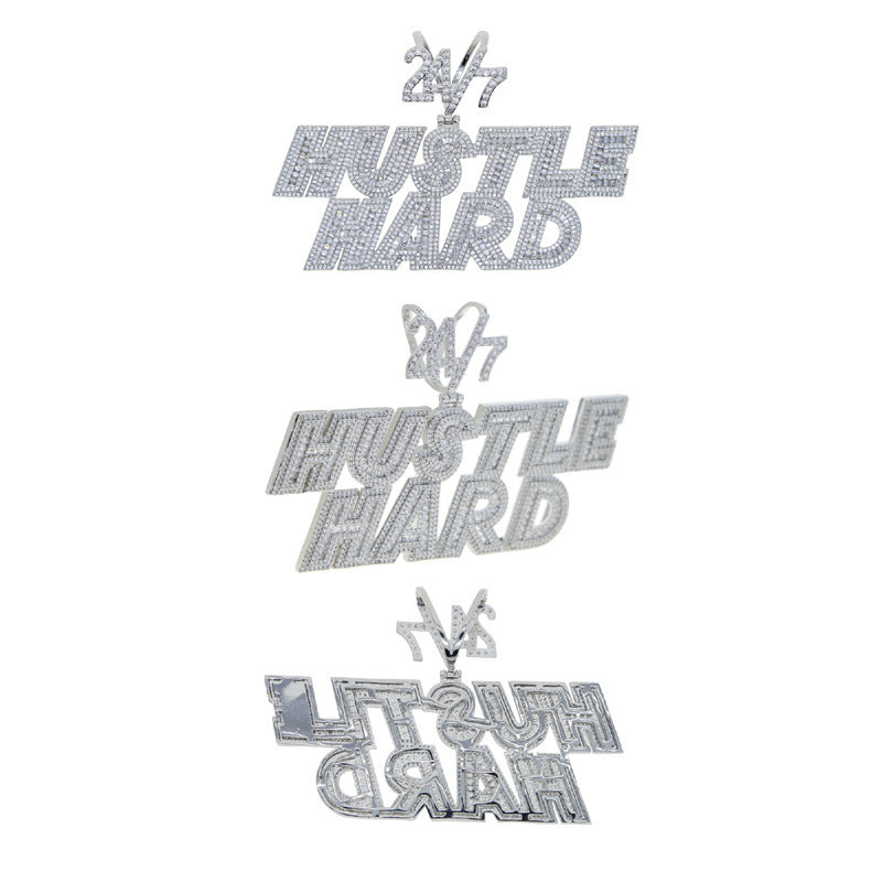 Hip-Hop-Halskette mit Buchstabenanhänger - Shopteufel