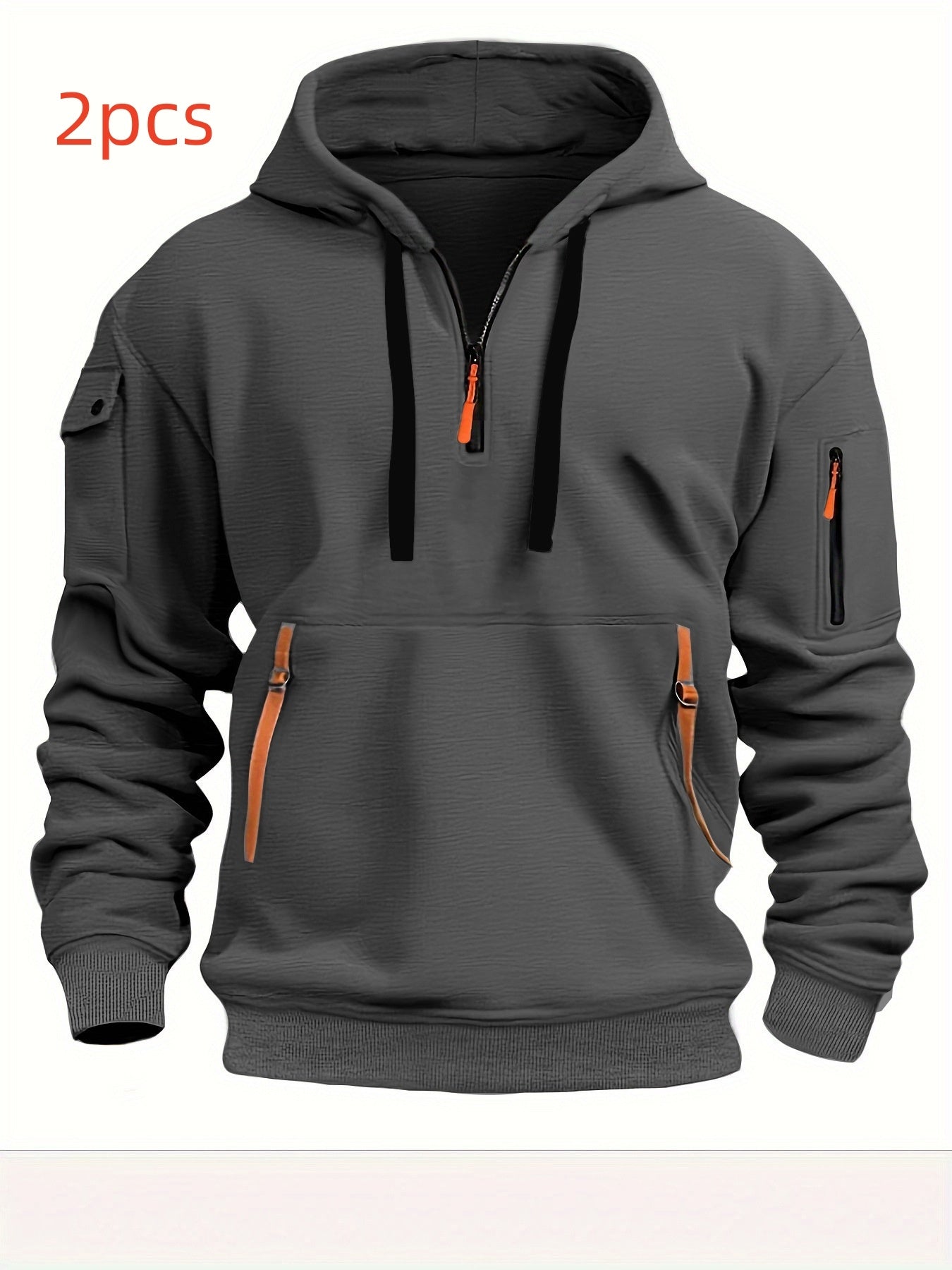 Kapuzenpullover, lockerer Pullover, modisches Sweatshirt - Shopteufel