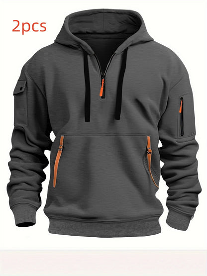 Kapuzenpullover, lockerer Pullover, modisches Sweatshirt - Shopteufel