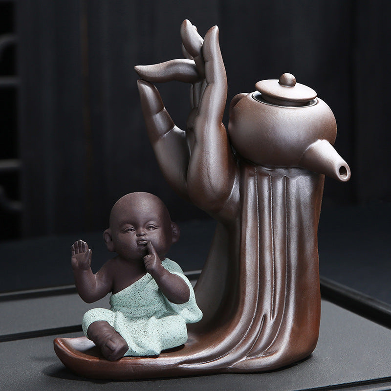 Ebony Ceremony Utensils Purple Sand Tea Set - Shopteufel