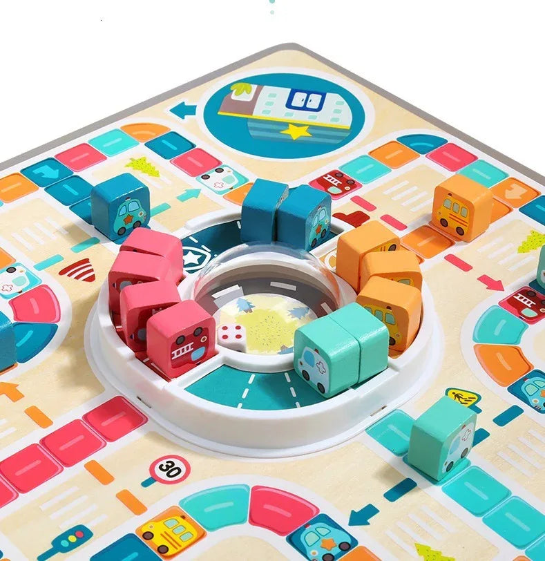 Kinderspielzeug Fliegendes Schach Interaktives Eltern-Kind-Spiel Schachbrett Kinderbrettspiel Spielzeug Puzzle Jump Dame - Shopteufel