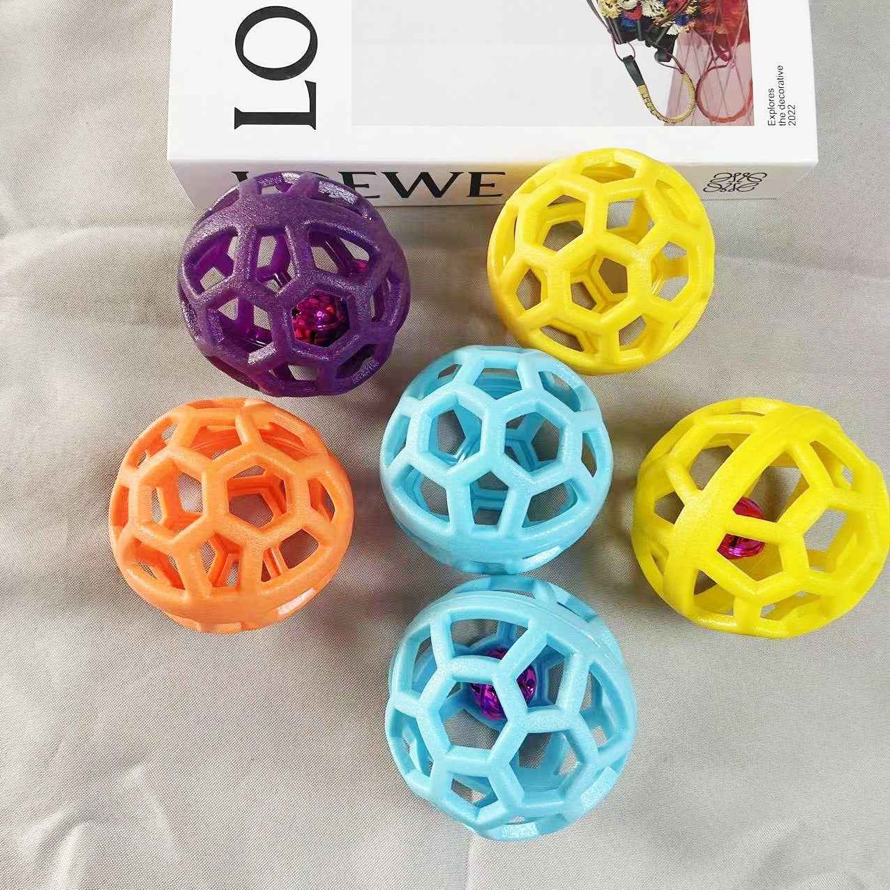 Dog Chew Ball Toy TPR Pets Interactive Training Toys For Small Large Dog Teeth Cleaning Molar Supplies Outdoor Pets Ball Toy - Shopteufel