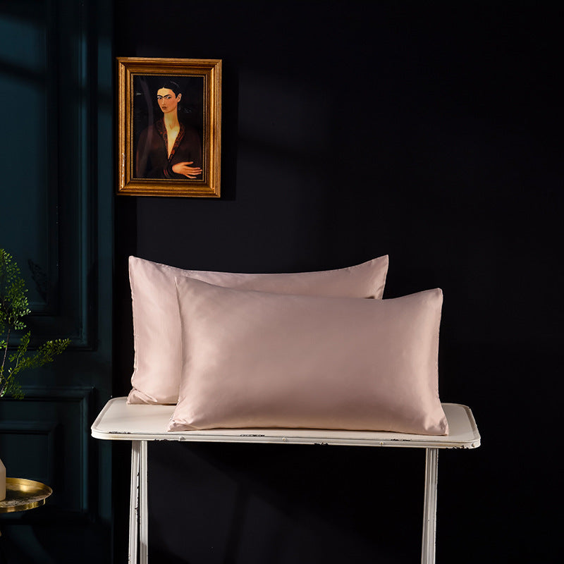 Kissenbezug aus mehrfarbigem Seidensatin mit Reißverschluss - Shopteufel