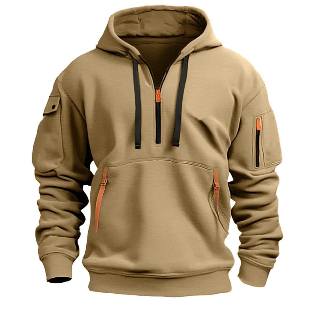 Kapuzenpullover, lockerer Pullover, modisches Sweatshirt - Shopteufel