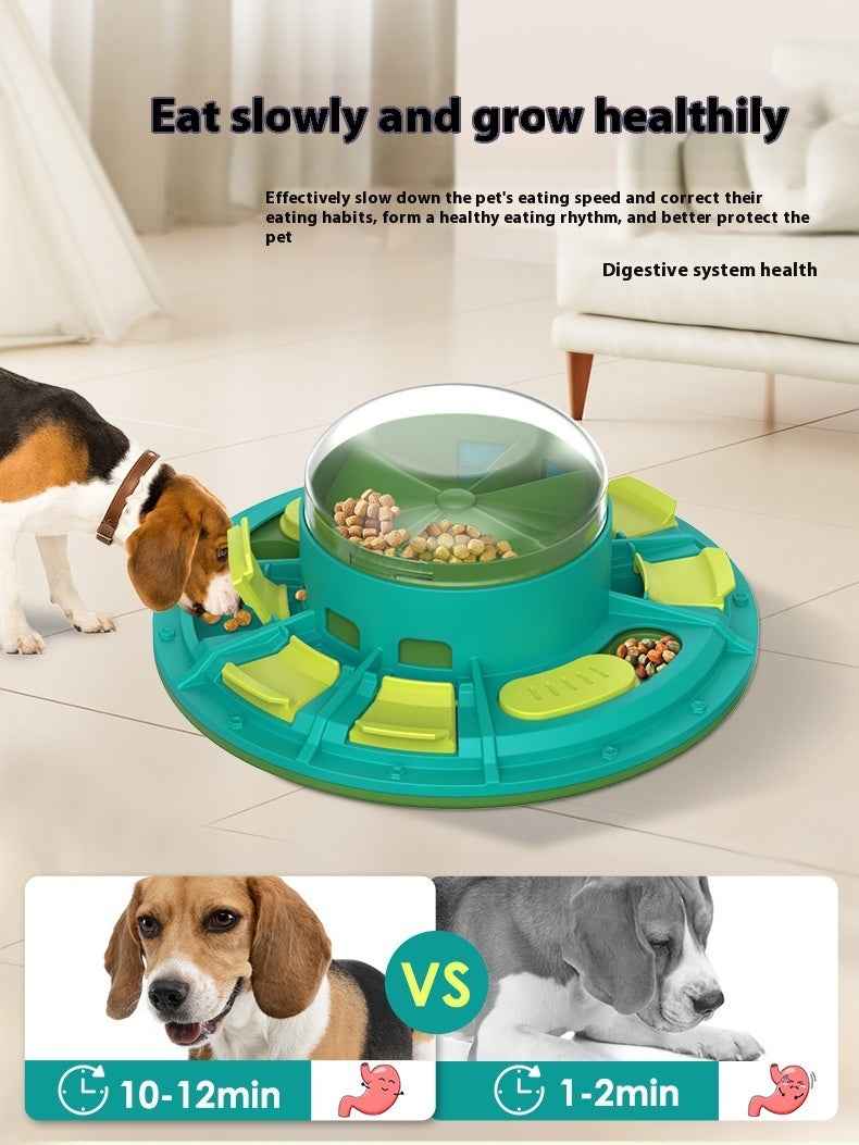 Interactive Dog Puzzle Toy For IQ Improvement And Slow Feeding Suitable For All Sizes Pets Nutritious Diet-Friendly Non-Electric Plastic Pets Game Pet Products - Shopteufel