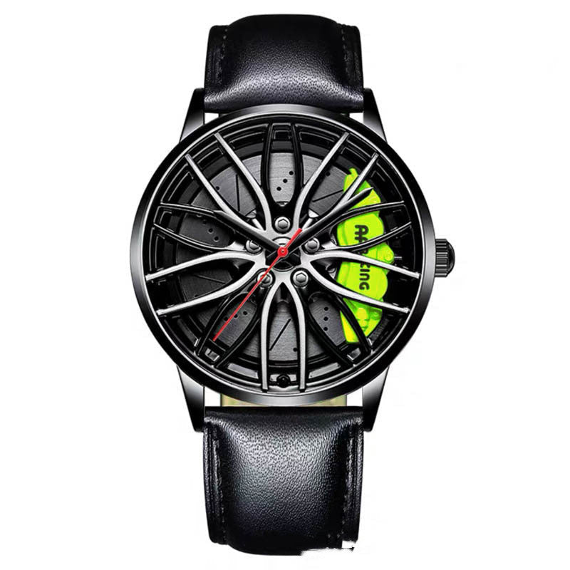 Automatic Movement Watch Waterproof Wheel Style Non-mechanical Watch - Shopteufel
