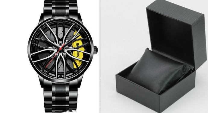 Automatic Movement Watch Waterproof Wheel Style Non-mechanical Watch - Shopteufel