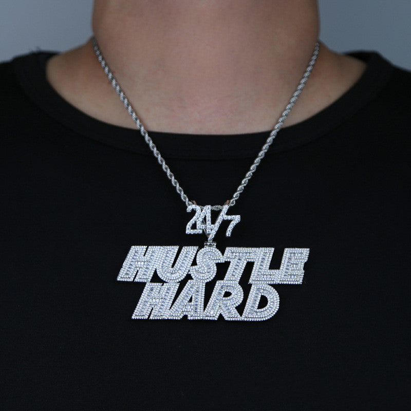 Hip-Hop-Halskette mit Buchstabenanhänger - Shopteufel