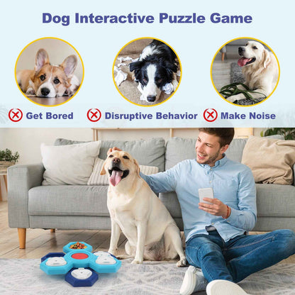 4 Layers Slow Feeder Puzzle Dog Bowls Assemble Slow Eating Bowl For Dogs Non-slip Interactive Dog Puzzle Game Slow Bowl Pet Products - Shopteufel