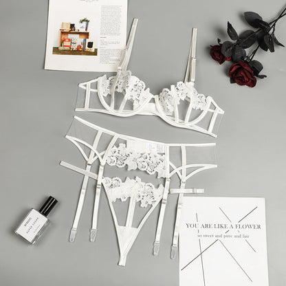 Sexy String-Tanga mit Blumenstickerei - Shopteufel