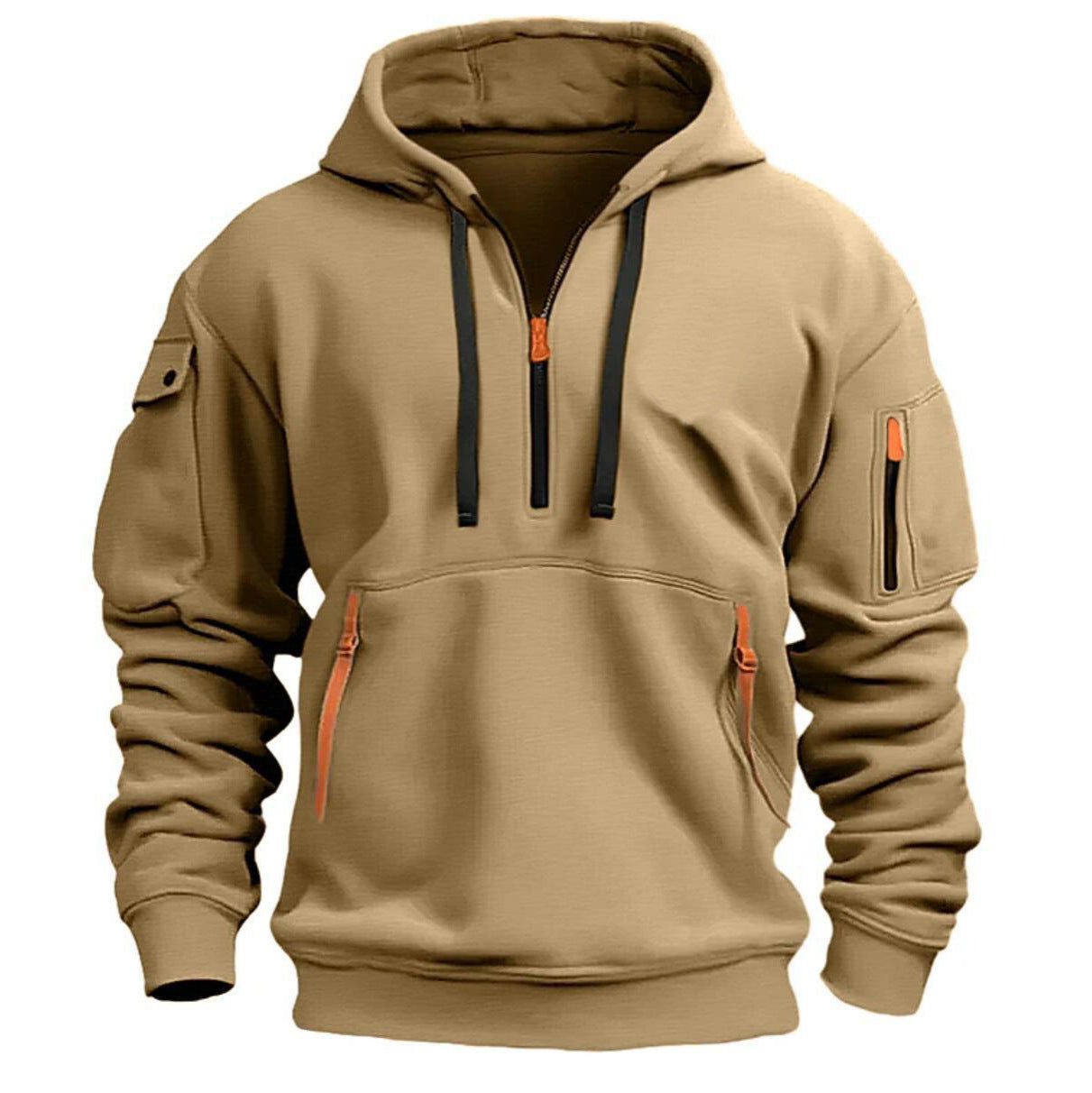 Kapuzenpullover, lockerer Pullover, modisches Sweatshirt - Shopteufel