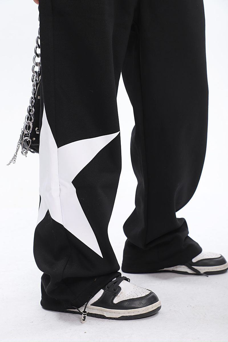 Retro-High-Street Hip-Hop Print Jogginghose - Shopteufel